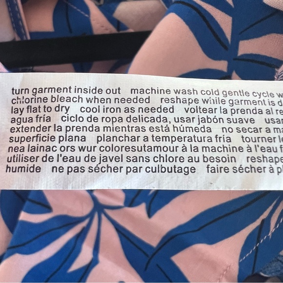 Eloquii Empire Kimono Sleeve V Neck Floral Dress - Picture 7 of 8